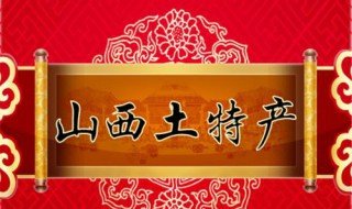 山西特产 山西特产有哪些土特产小吃
