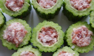 苦瓜酿肉的做法（苦瓜酿肉的做法蛋）