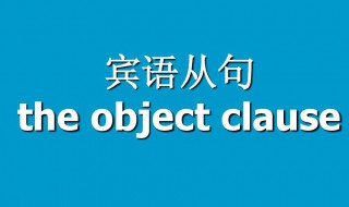 初中宾语从句讲解 初中宾语从句讲解视频