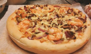 大虾香菇披萨的做法 大虾香菇披萨的做法视频