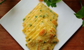 葱香鸡蛋饼的做法 香葱鸡蛋饼怎么做好吃又简单?