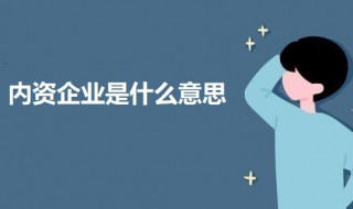 内资企业是什么意思 内资企业是啥