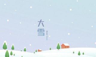 描写大雪节气的诗句（描写大雪节气的诗句古诗）