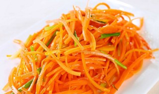 素炒胡萝卜（素炒胡萝卜怎样炒好吃）