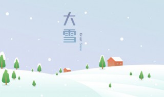 大雪节气的彦语（大雪节气的彦语有哪些）