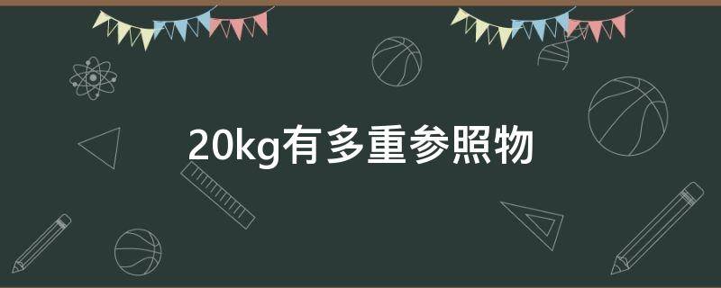 20kg有多重参照物 10kg有多重参照物