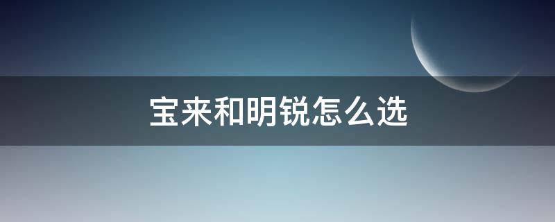 宝来和明锐怎么选 宝来对比明锐哪个好