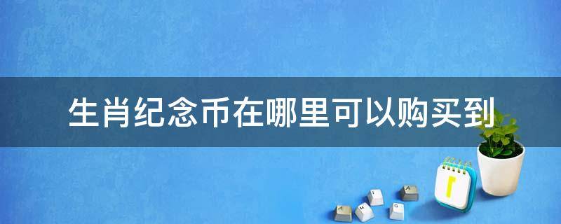 生肖纪念币在哪里可以购买到（生肖属相的纪念币哪里有卖）