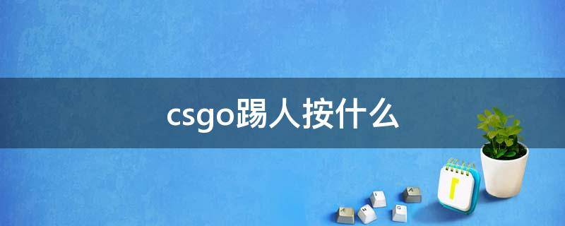 csgo踢人按什么（csgo踢人按什么键同意）