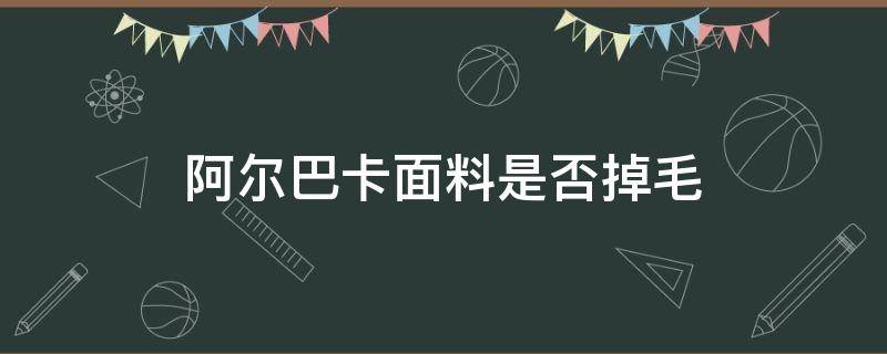 阿尔巴卡面料是否掉毛 阿尔巴卡羊驼毛会起球吗