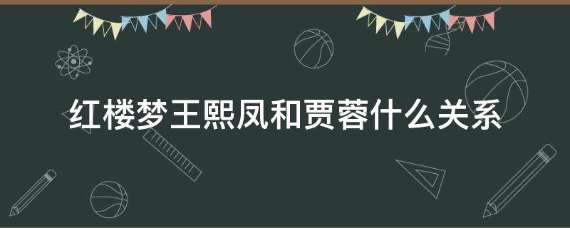 红楼梦王熙凤和贾蓉什么关系（王熙凤与贾蓉什么关系）