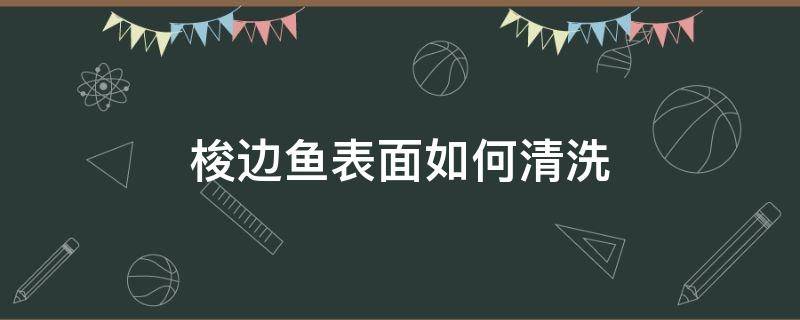 梭边鱼表面如何清洗（梭边鱼怎么处理干净）