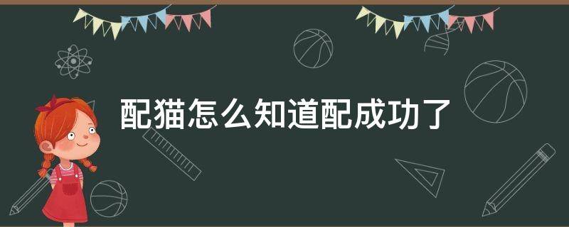 配猫怎么知道配成功了（配猫怎么才能知道配上）