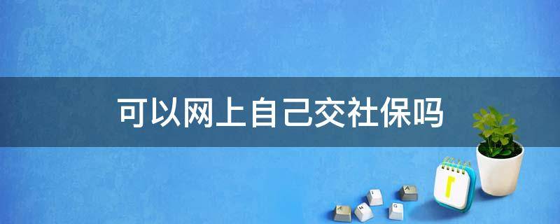 可以网上自己交社保吗（可以网上自己交社保吗?）