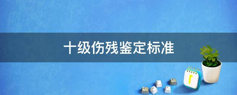 十级伤残鉴定标准 十级伤残鉴定标准一览表