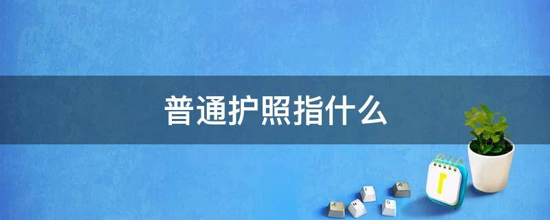 普通护照指什么 护照普通护照的区别