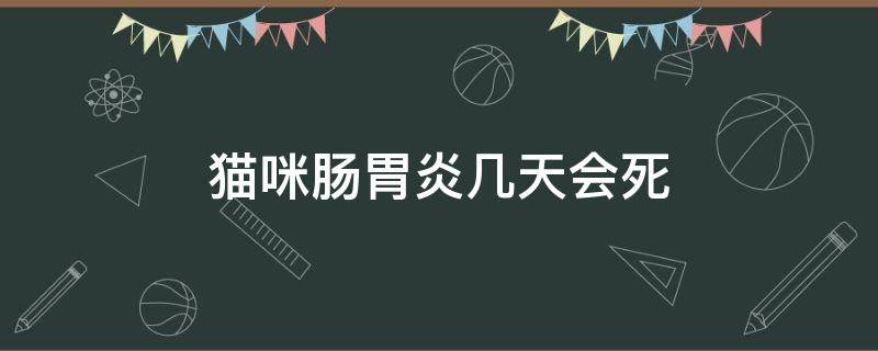 猫咪肠胃炎几天会死 猫咪肠胃炎会致死吗