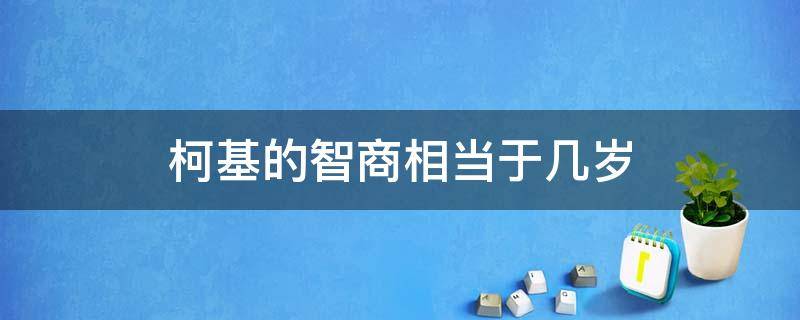 柯基的智商相当于几岁 柯基的智商相当于几岁小孩