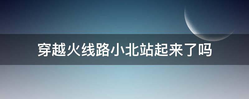 穿越火线路小北站起来了吗（穿越火线路小北什么时候站起来）