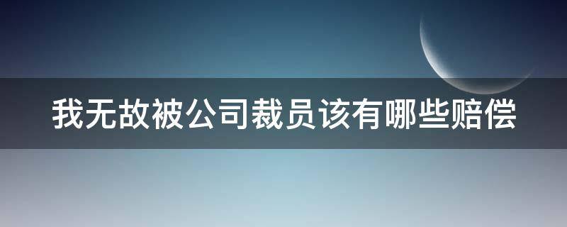 我无故被公司裁员该有哪些赔偿（我无故被公司裁员该有哪些赔偿标准）