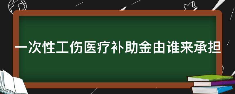 一次性工伤医疗补助金由谁来承担（一次性工伤医疗补助金由谁来承担的）