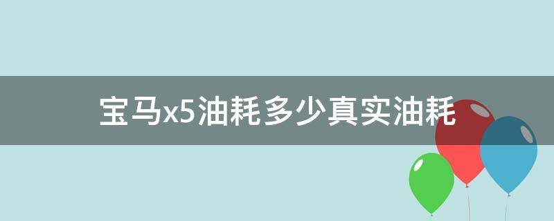 宝马x5油耗多少真实油耗 11款宝马x5油耗多少真实油耗