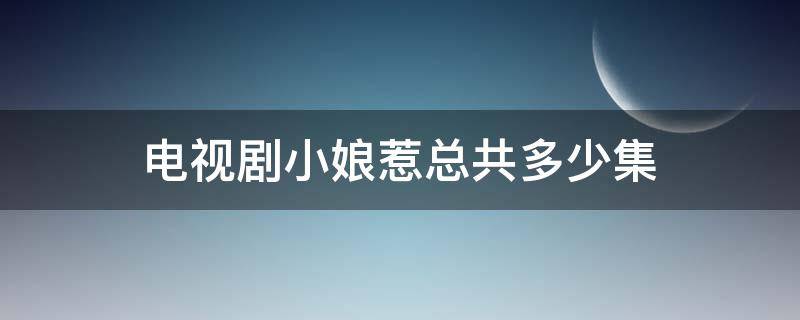 电视剧小娘惹总共多少集（小娘惹电视剧多少集）