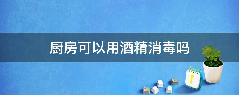 厨房可以用酒精消毒吗（家里厨房是否可以用医用酒精消毒）