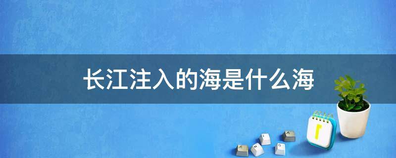 长江注入的海是什么海（长江流域注入什么海）