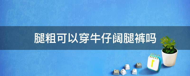 腿粗可以穿牛仔阔腿裤吗 腿粗穿阔腿牛仔裤好看吗