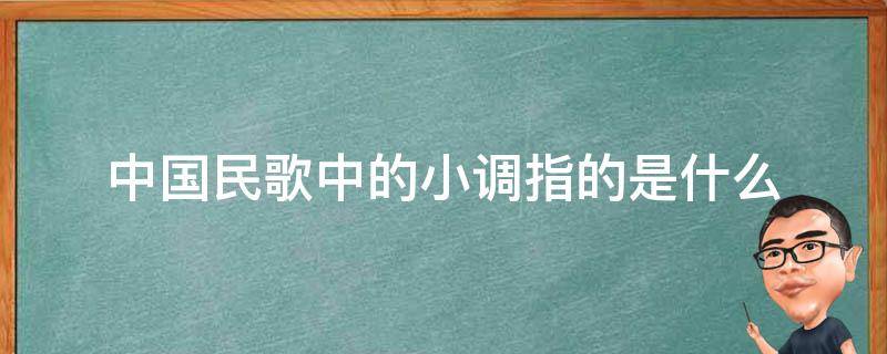 中国民歌中的小调指的是什么 中国民歌里的小调是指