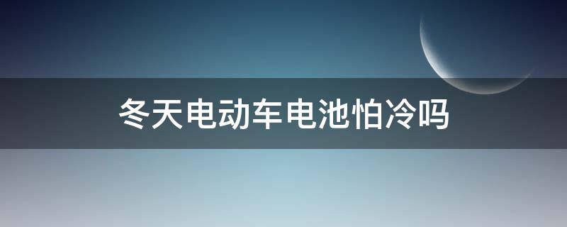 冬天电动车电池怕冷吗 冬天电动车太冷