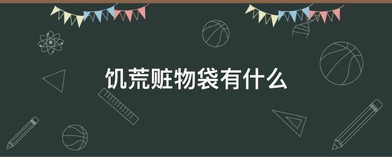 饥荒赃物袋有什么 饥荒赃物袋有什么用?