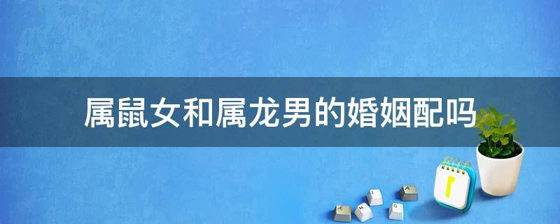 属鼠女和属龙男的婚姻配吗（属鼠女和属龙男的相配吗,婚姻状况怎么样）