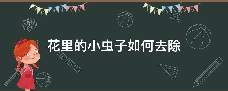 花里的小虫子如何去除 花里有小虫子用什么方法可以清除掉