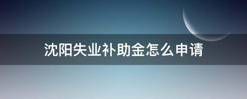 沈阳失业补助金怎么申请 沈阳失业补助金怎么申请沈阳