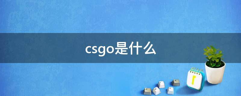 csgo是什么（csgo是什么意思）