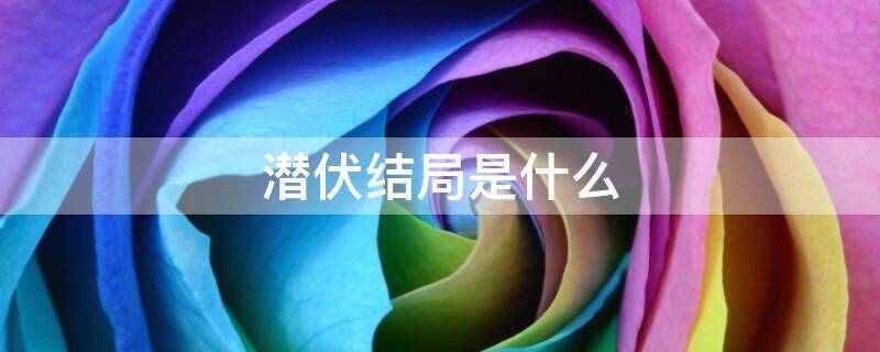 潜伏结局是什么（潜伏结局是什么意思）