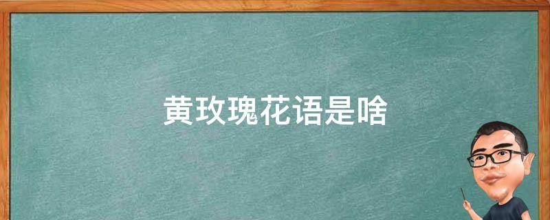 黄玫瑰花语是啥 黄玫瑰的花语是什么,黄玫瑰代表什么?