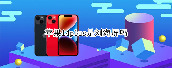 苹果14plus是刘海屏吗 苹果12是刘海屏幕吗