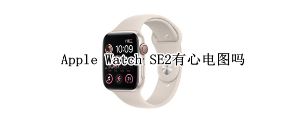 Apple Watch SE2有心电图吗