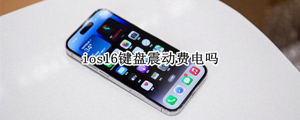 ios16键盘震动费电吗（iOS15自带键盘有震动反馈吗）