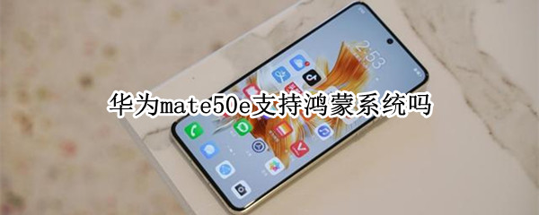 华为mate50e支持鸿蒙系统吗（华为mate50pro是鸿蒙系统吗）