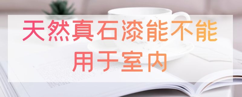 天然真石漆能不能用于室内（天然真石漆能不能用于室内地面）