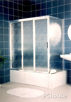 定制淋浴拉门选购 淋浴房玻璃推拉门配件