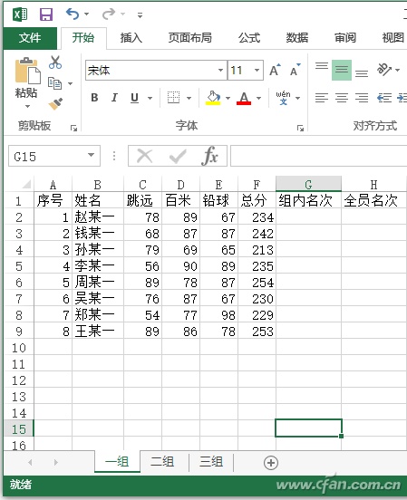 Excel2016如何使用RANK函数实现组内排名（excel中rank函数组内排名）