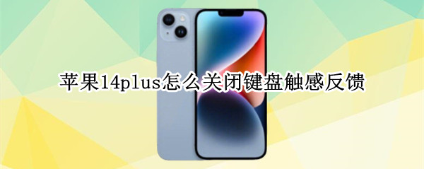 苹果14plus怎么关闭键盘触感反馈（ios14键盘震动反馈怎么开）