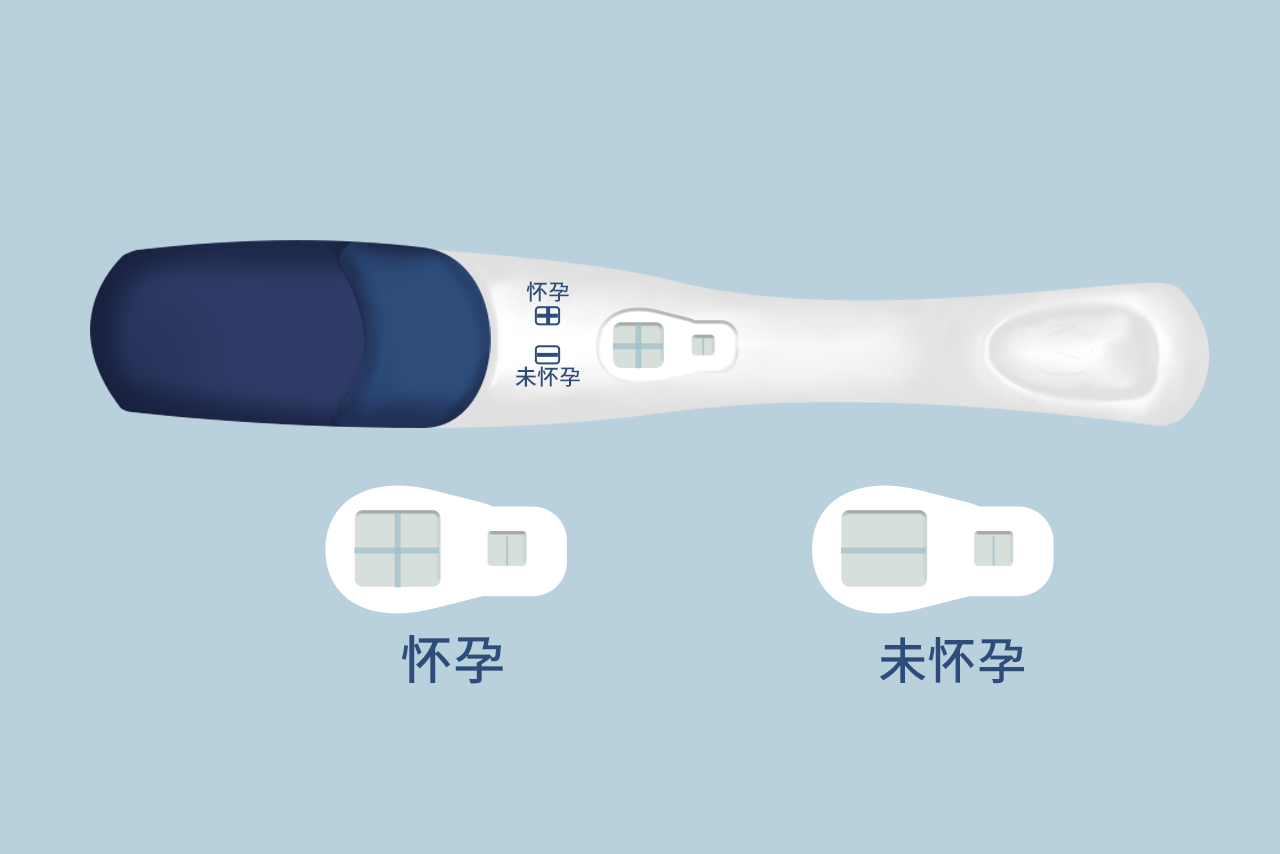 验孕棒加减号图解