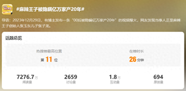 00后被隐瞒亿万家产20年 00后富豪
